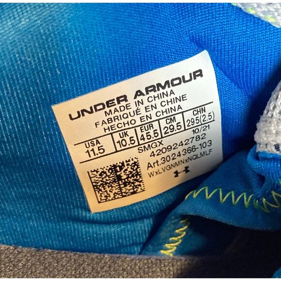 New Men's Spikeless Golf Sneakers Shoes Under Armour HOVR Forge RC SL Size 11.5' - Picture 16 of 16